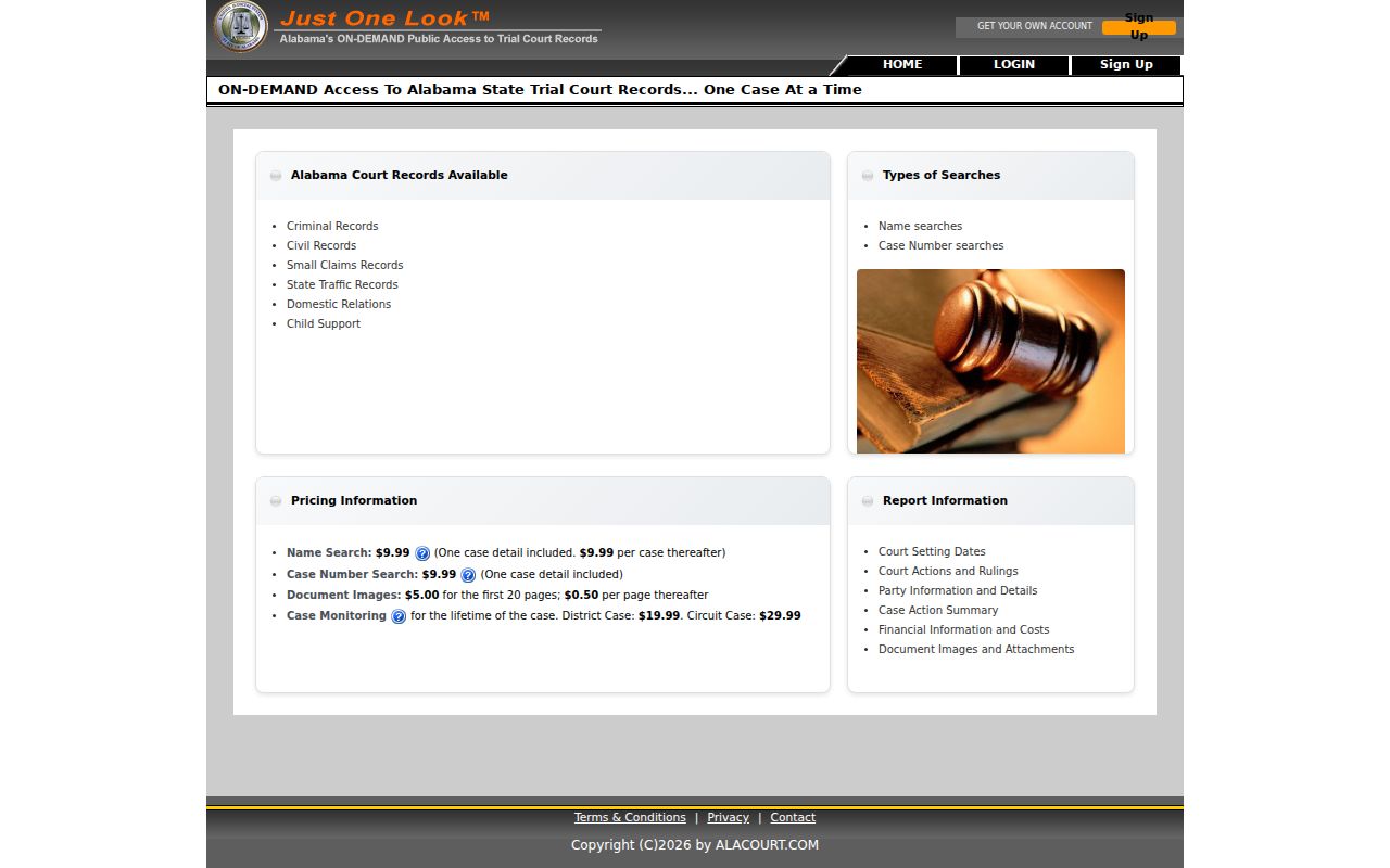 Decatur residents directory Alabama court search portal