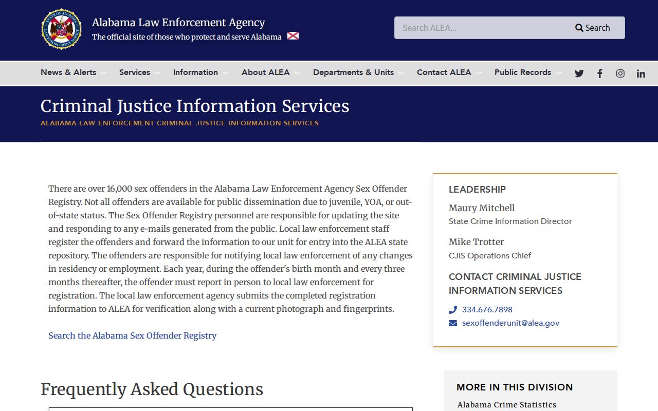 Decatur neighbors Alabama official offender registry entry