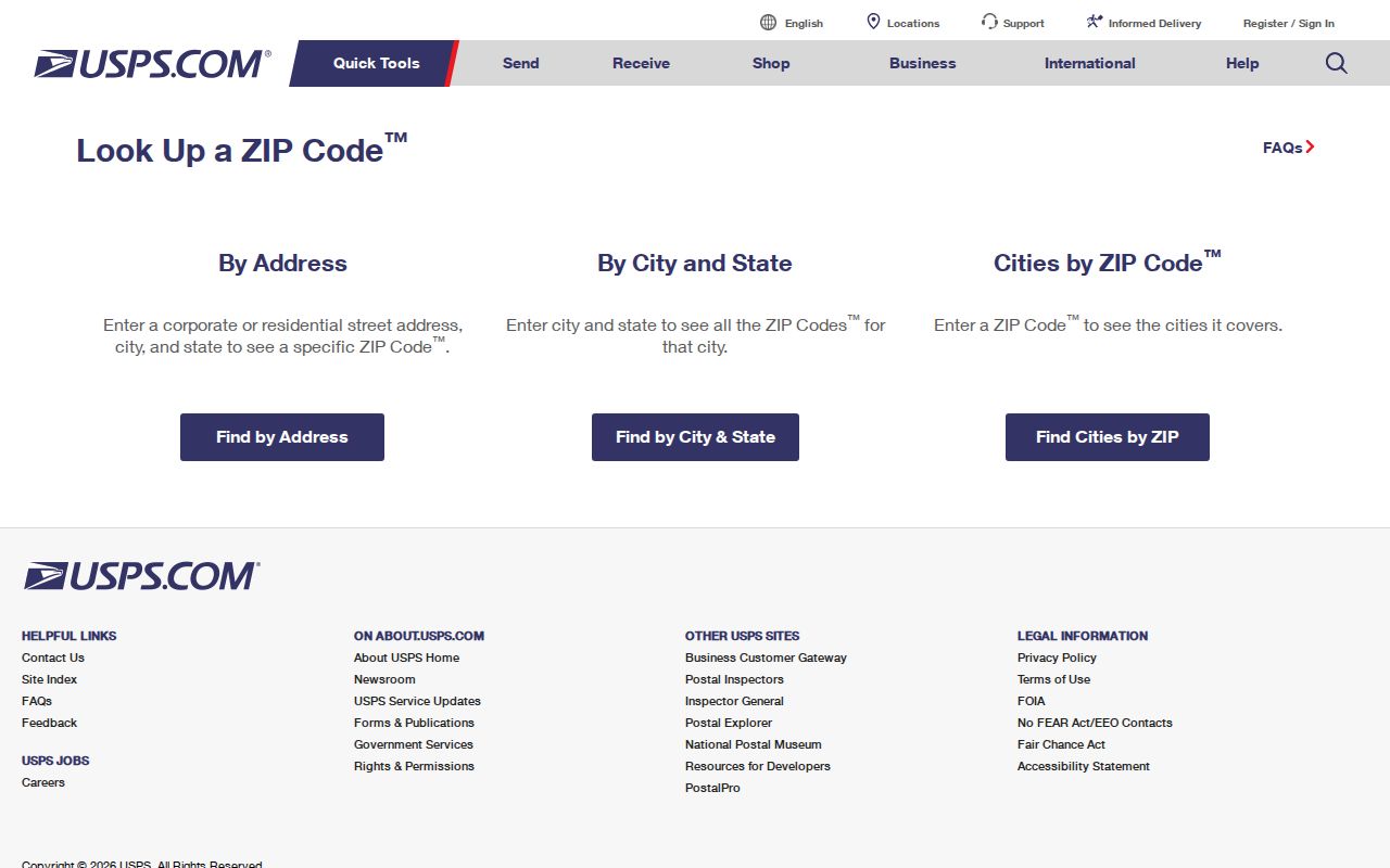 Decatur ZIP code directory USPS address lookup